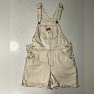 Dickies Light Tan Overalls with Front Pocket